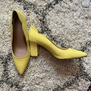Kelly & Katie yellow pumps
